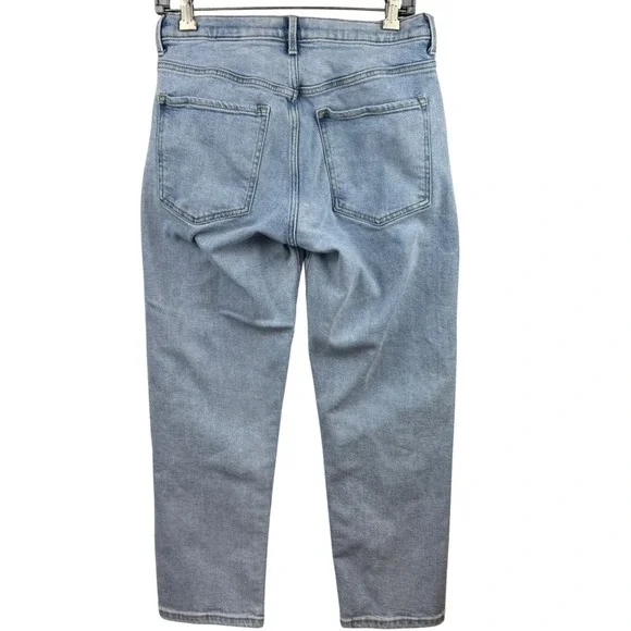 Banana Republic‎ Jeans Womens Size 27 Mid Rise Straight Leg Light Wash Denim - Picture 2 of 11
